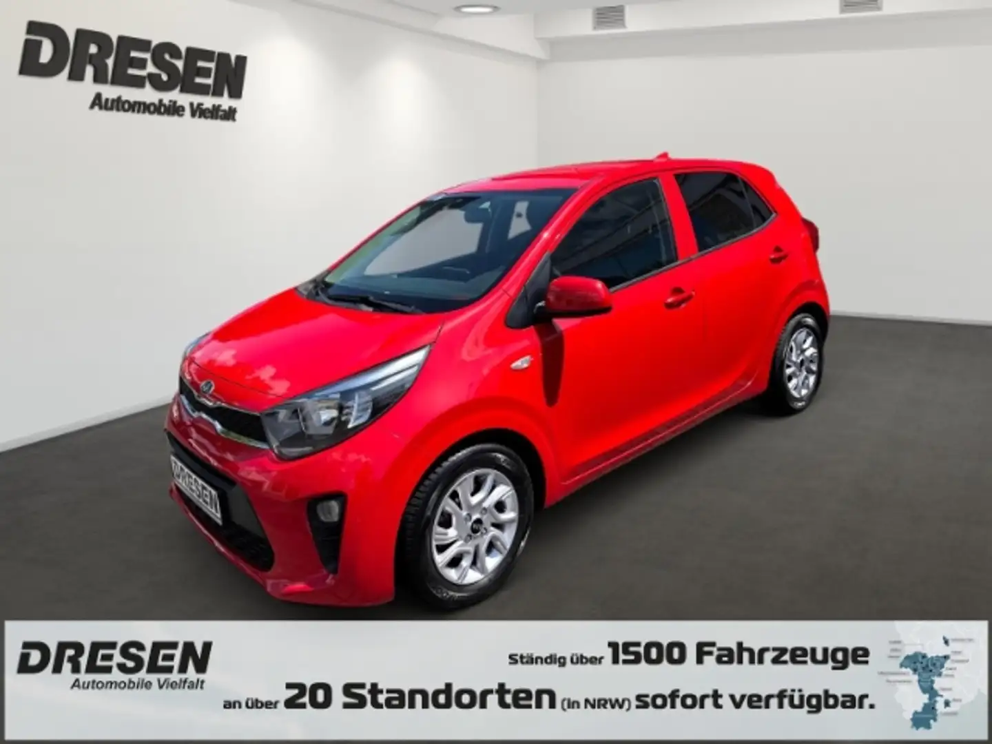 Kia Picanto DREAM TEAM 1.0 NAVI,KLIMA,CARPLAY,SITZHZG,LENKRADH Rot - 1