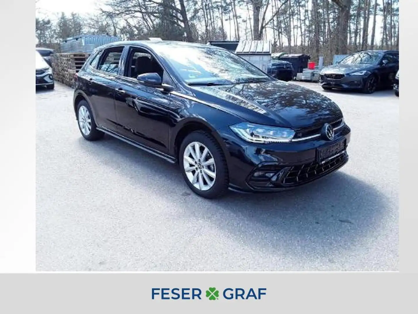 Volkswagen Polo 1.0 TSI DSG R-LINE KAM ACC LED-MATRIX NAVI Schwarz - 1
