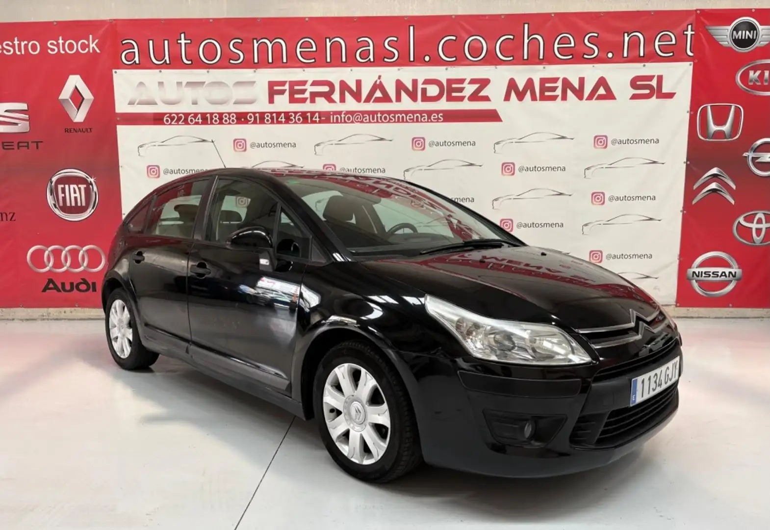 Citroen C4 1.6 VTI Cool Zwart - 1