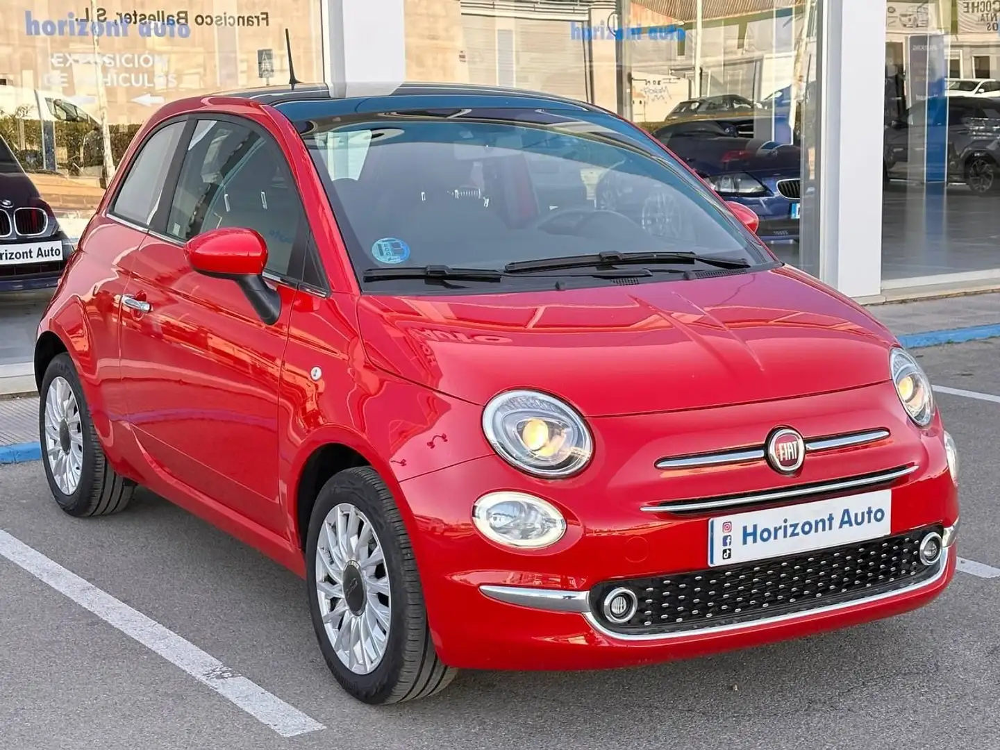 Fiat 500 Hybrid Rojo - 1
