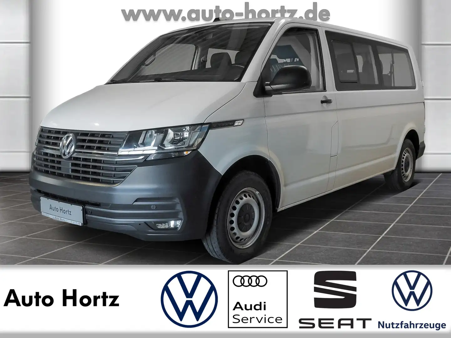 Volkswagen T6.1 Kombi 2.0 TDI Eco Profi lang, Navi, 9 Sitzer! Weiß - 1
