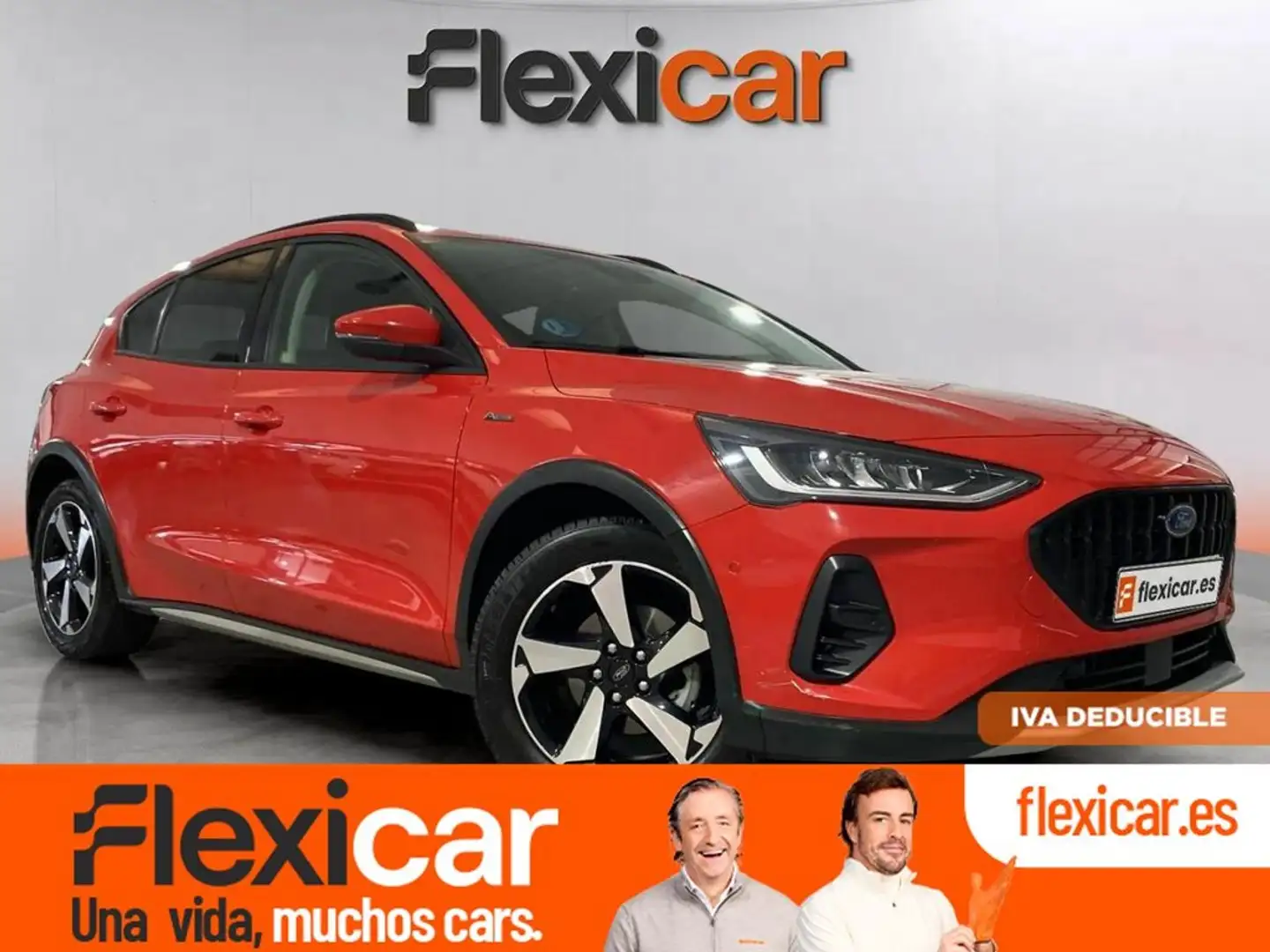 Ford Focus 1.0 Ecoboost MHEV 114kW Active Rood - 1