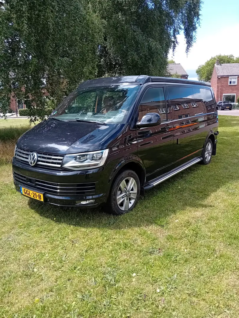 Volkswagen T6 Transporter Volkswagen T6 2.0 205 pk camper DSG full option Zwart - 2