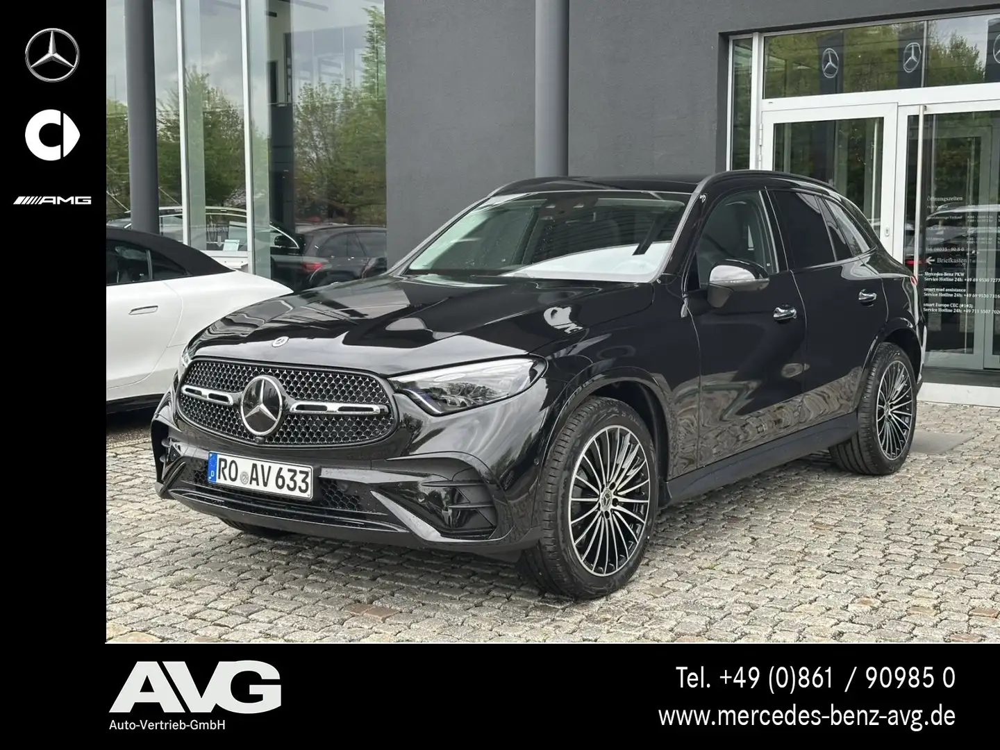 Mercedes-Benz GLC 450 GLC 450 d 4M AMG Pano HuD DIGITAL Stndhzg Night Schwarz - 1