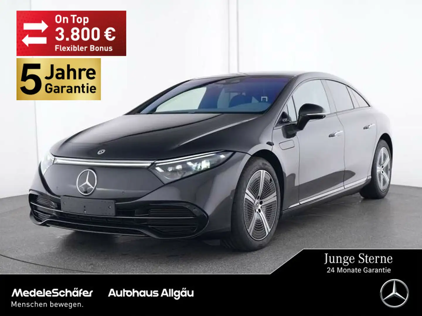 Mercedes-Benz EQS EQS 580 4M Advanced Night 20" Pano AHK Burmester Grau - 1