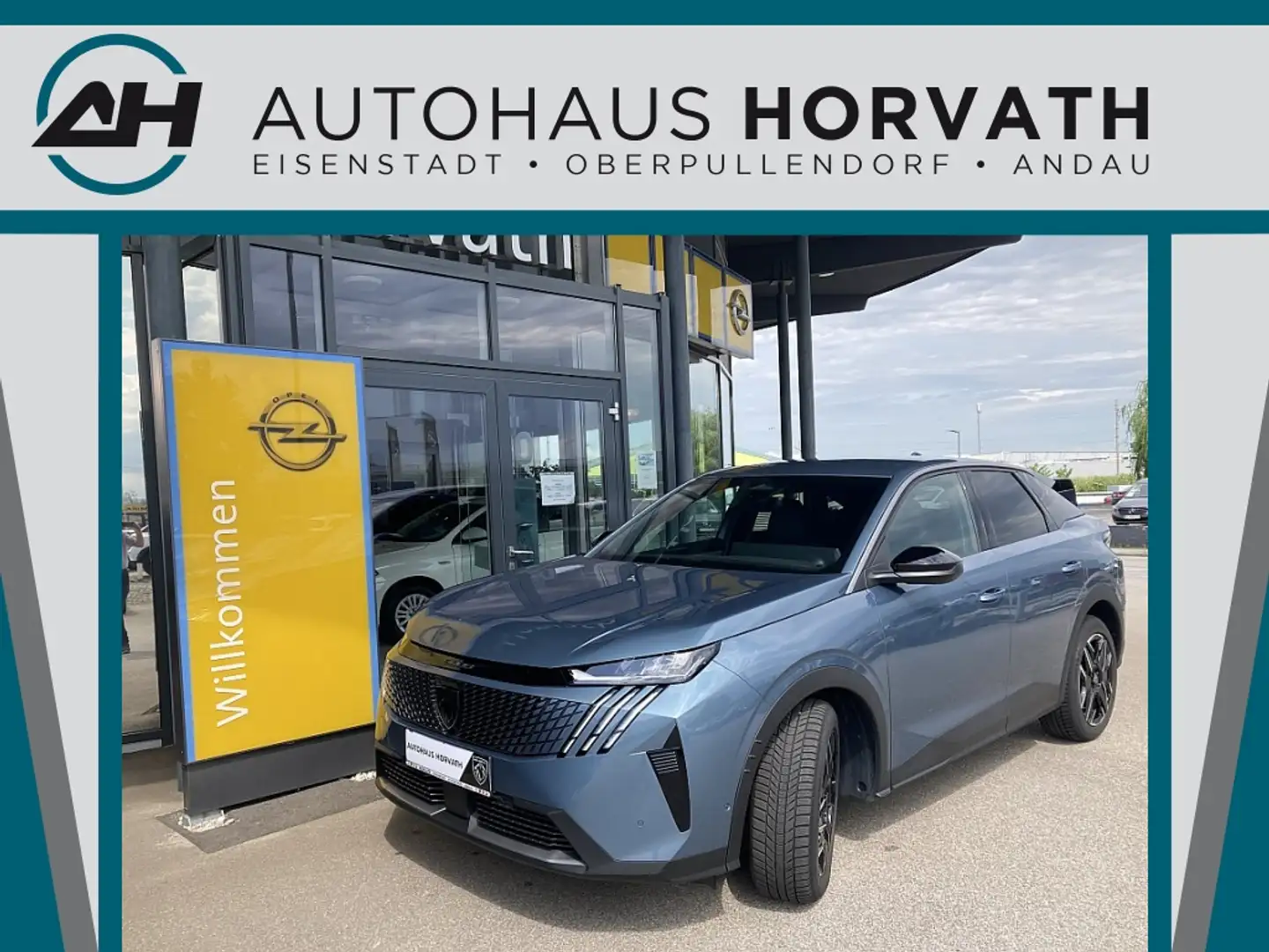 Peugeot 3008 Hybrid 136 E-DCS6 Allure Aut!PANORAMANAVIPACK,W... Blau - 1