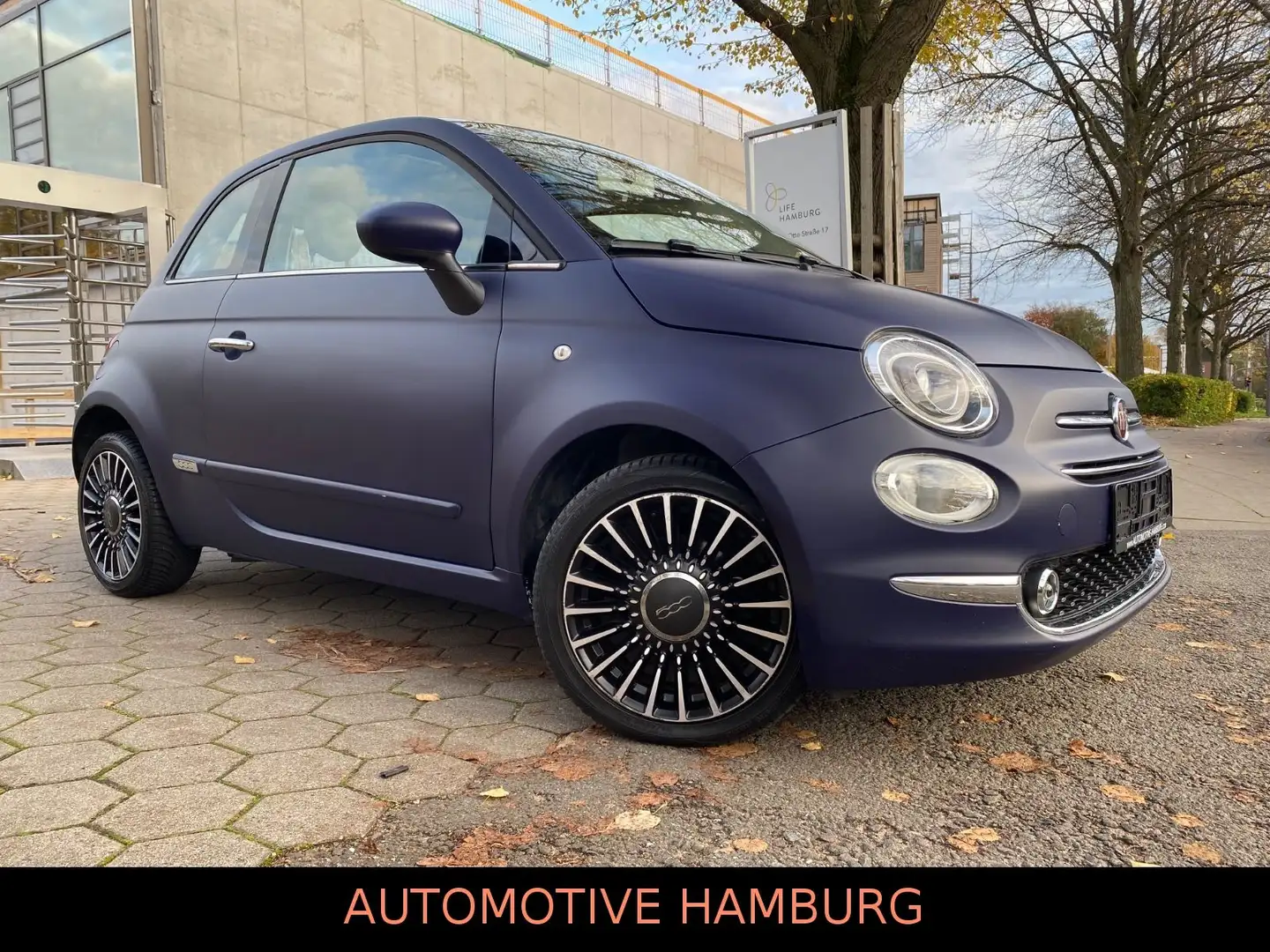 Fiat 500 Automatik*Klimaautomatik*Leder*Panorama*TFT Violett - 2