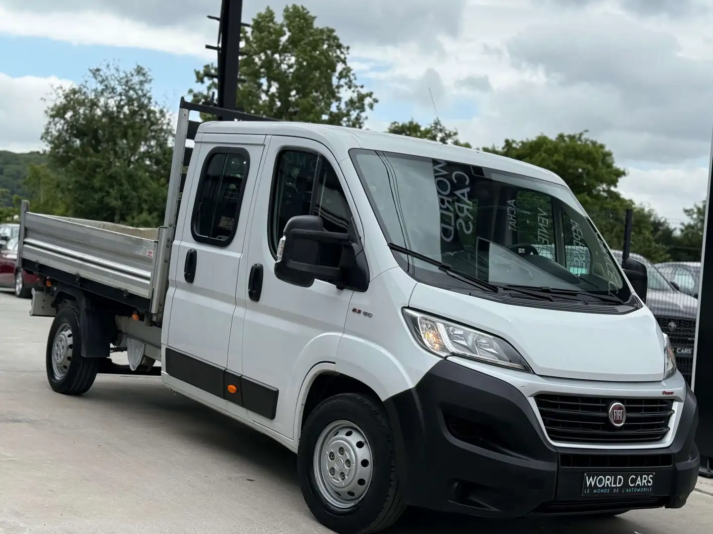 Fiat Ducato 2.3 Multijet/TVAC*BTW/TRI-BENNE BASCULANTE/7 PLACE Blanc - 2