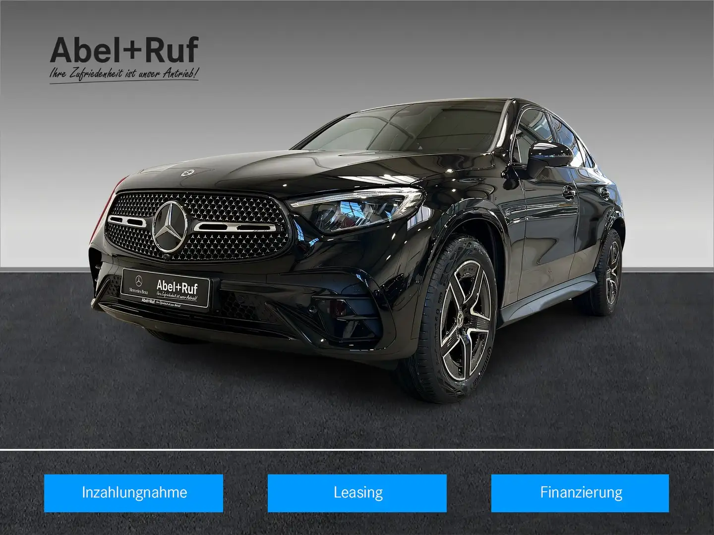Mercedes-Benz GLC 220 d 4M Coupé AMG+DISTR+NIGHT+TotW+AHK+360° Noir - 1