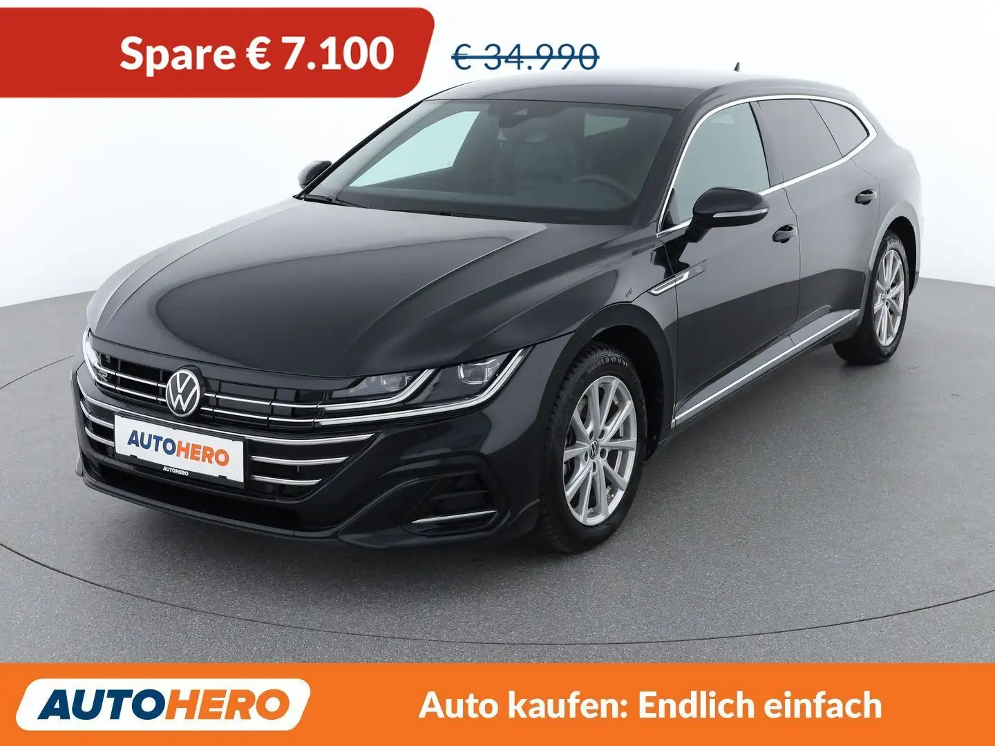 Volkswagen Arteon 1.4 eHybrid R-Line Aut. *LED*ACC*SPUR*TOT*CAM*NAVI Schwarz - 1