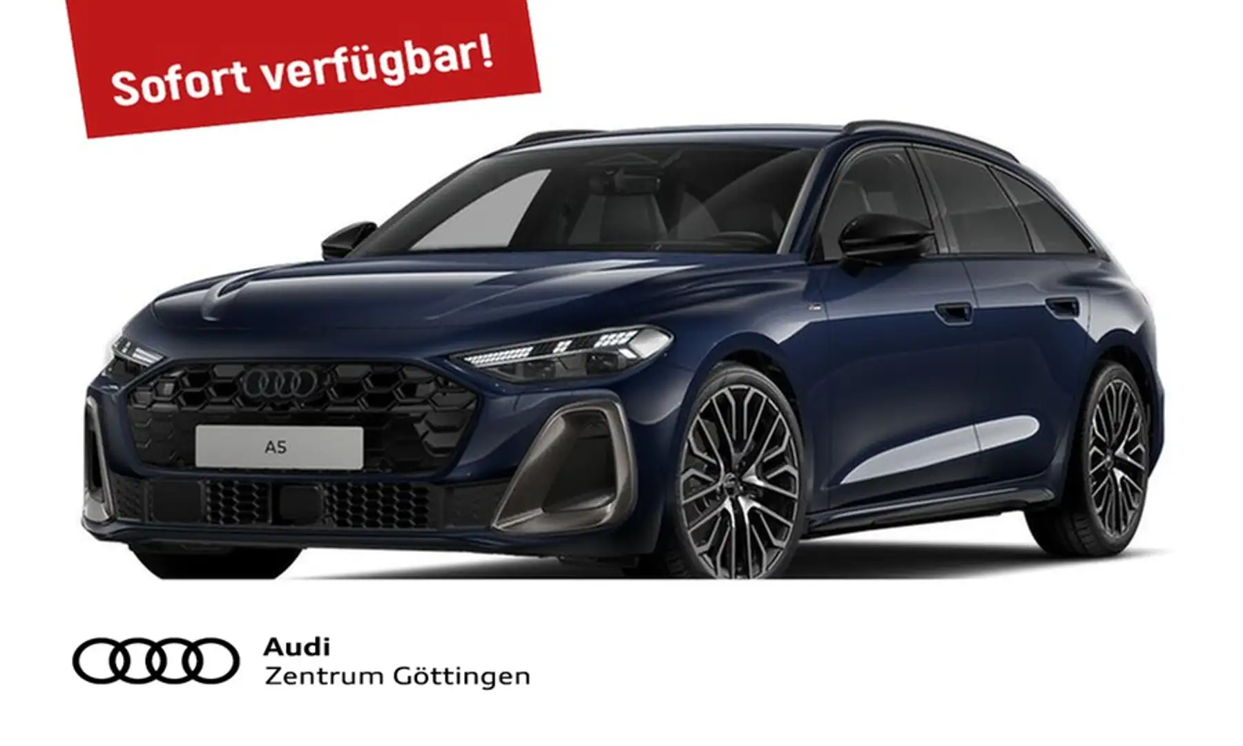 Audi A5 Avant TDI 150kW Str. edition one TECH PRO+AHK Bleu - 1