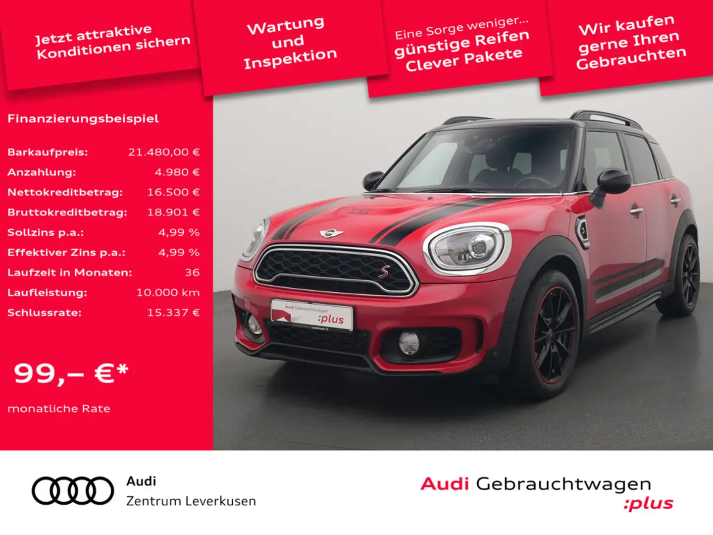 MINI Cooper S Countryman Rouge - 1