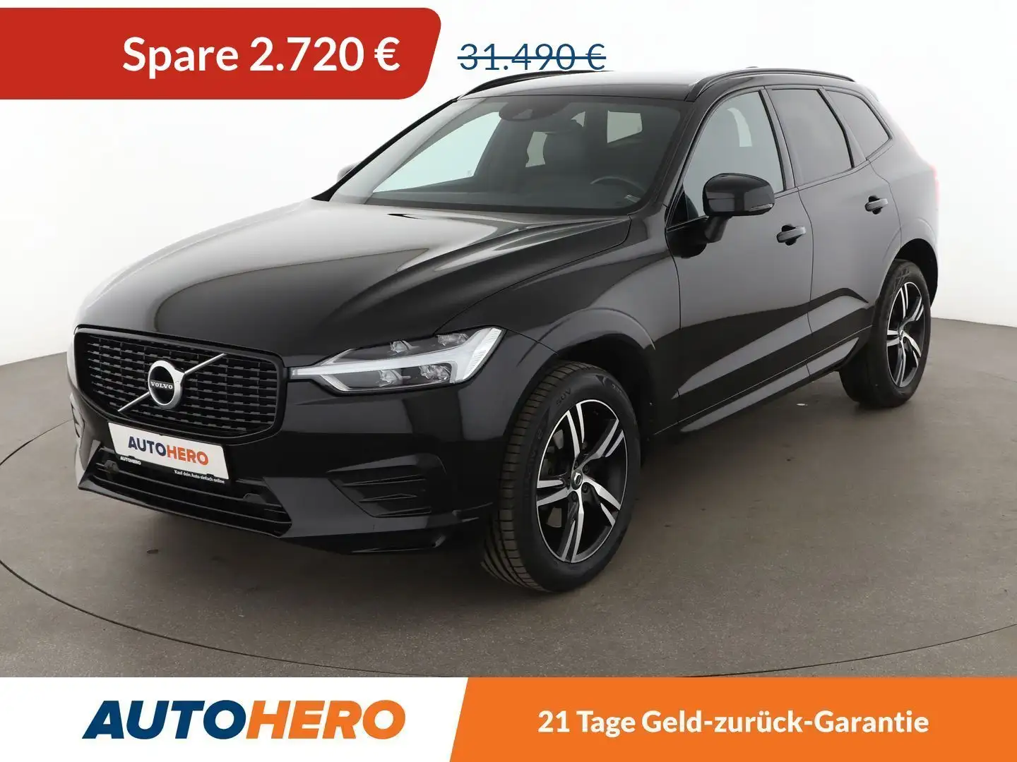 Volvo XC60 2.0 D4 R-Design 2WD Aut.*NAVI*ACC*SHZ*PDC*LED* Black - 1
