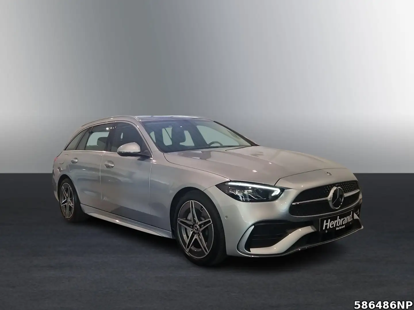 Mercedes-Benz C 300 d T AMG Line AHK Memory Ambiente LED Argent - 2