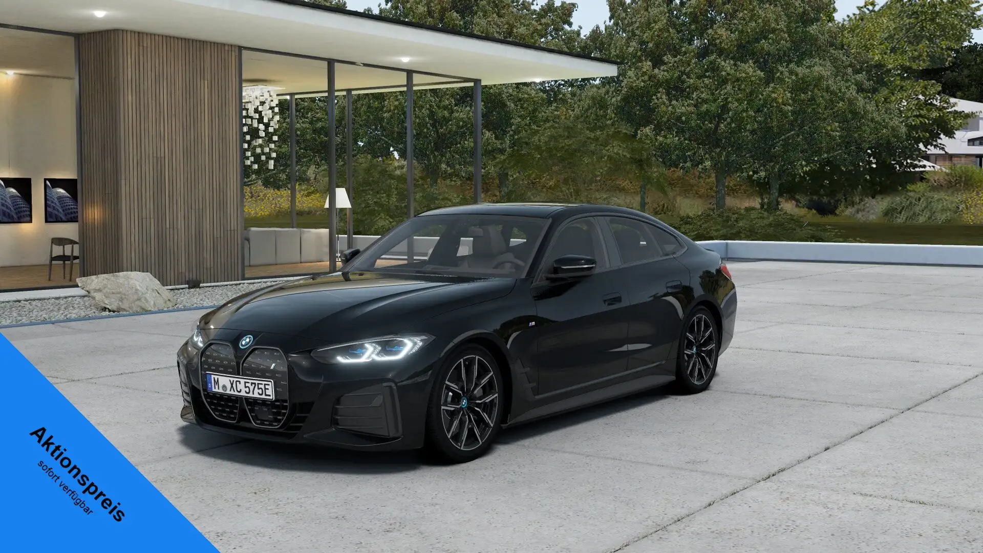 BMW i4 eDrive40 Gran Coup‚ M Sportpaket HiFi DAB Black - 1