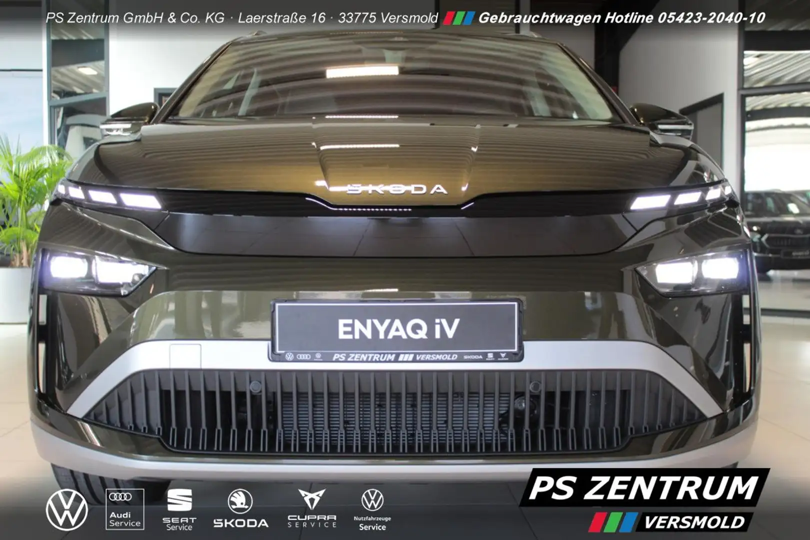 Skoda Enyaq 60 PLUS AHK MATRIX WINTER 20" Bluetooth Navi Verde - 2