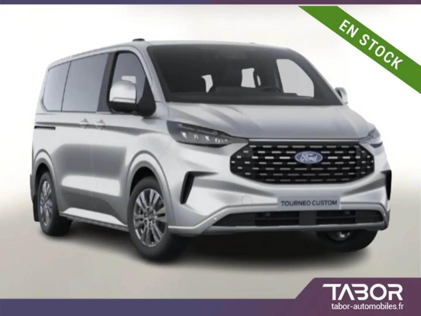 Ford Tourneo Custom Custom 2.0 TDCi 170 Aut Tit 320 L1 Argent - 1