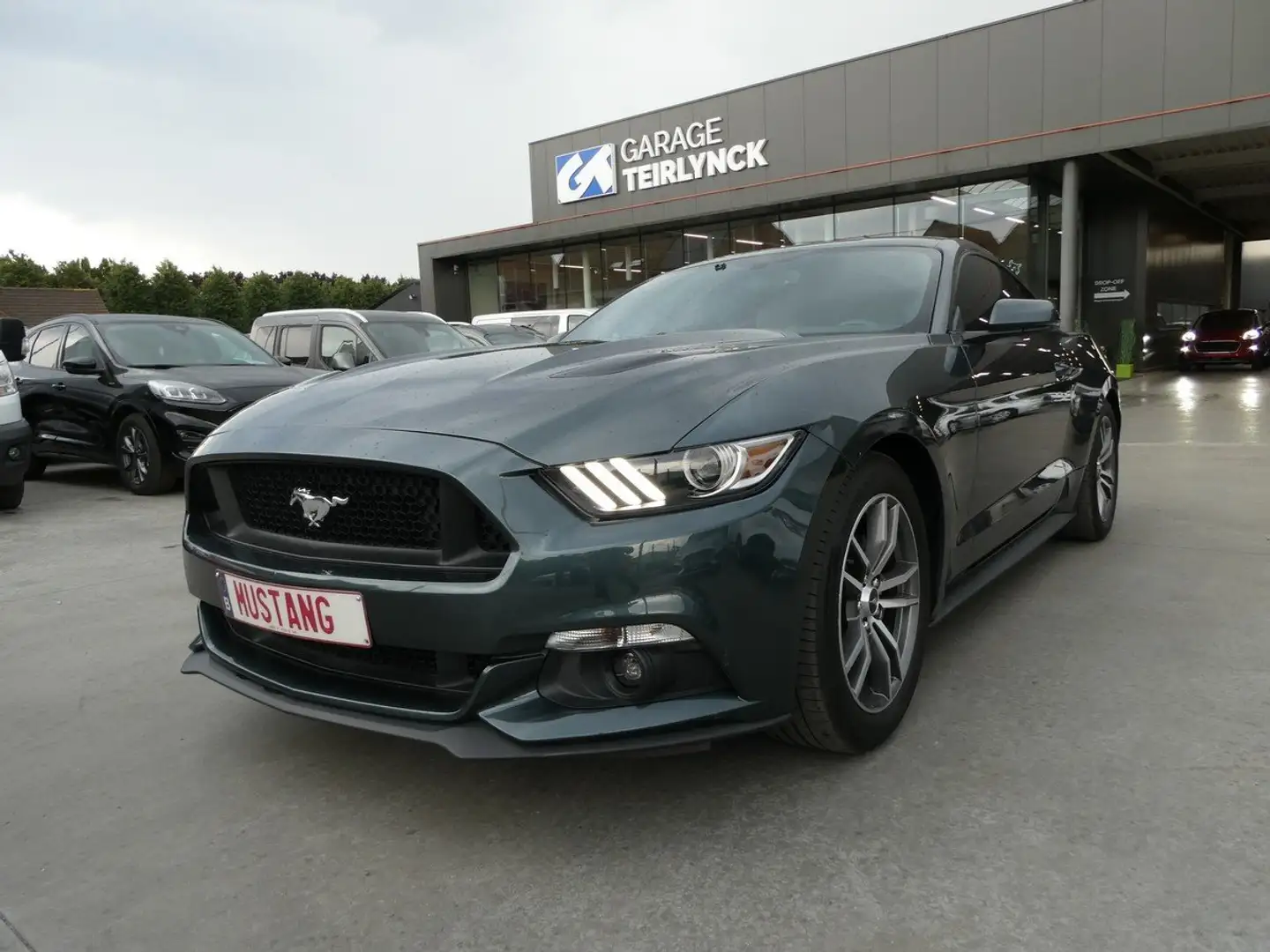 Ford Mustang Coupe Automaat 2.3 i 317pk '15 33000km (48593) Grün - 2
