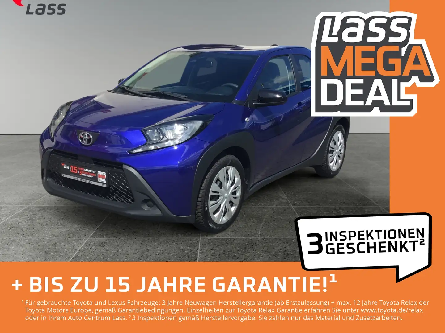 Toyota Aygo X 1.0 Play Rückfahrkamera, Android Auto Blauw - 1