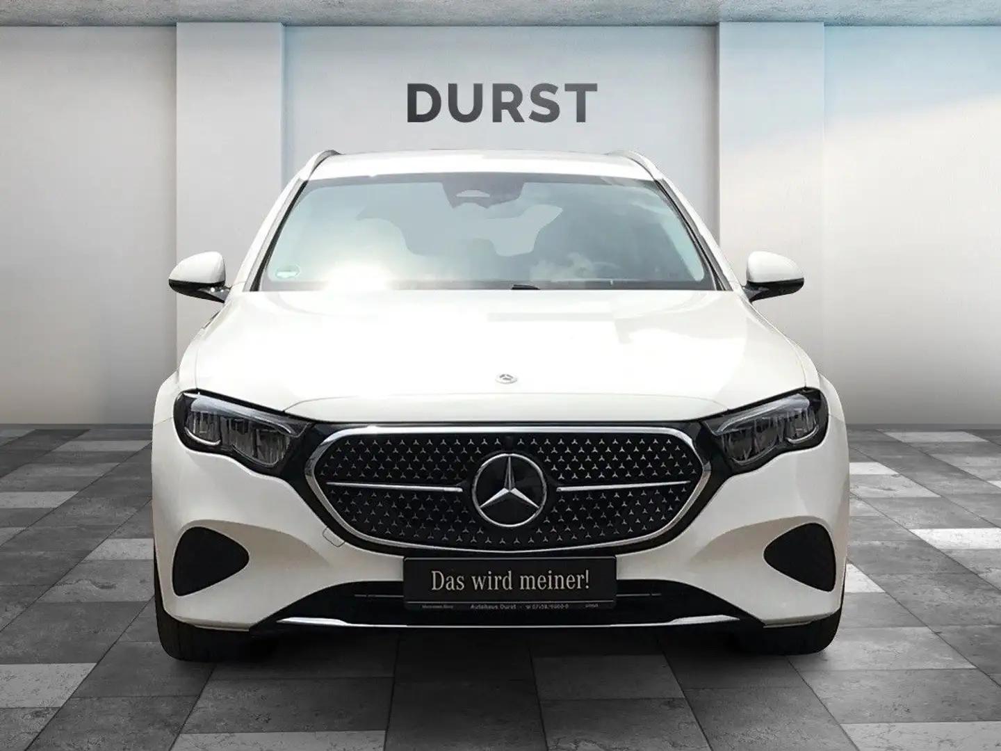 Mercedes-Benz E 220 T d,AVA,ADV,AHK,DISTR,WINTERP,KEYLESS,KAME Bianco - 2