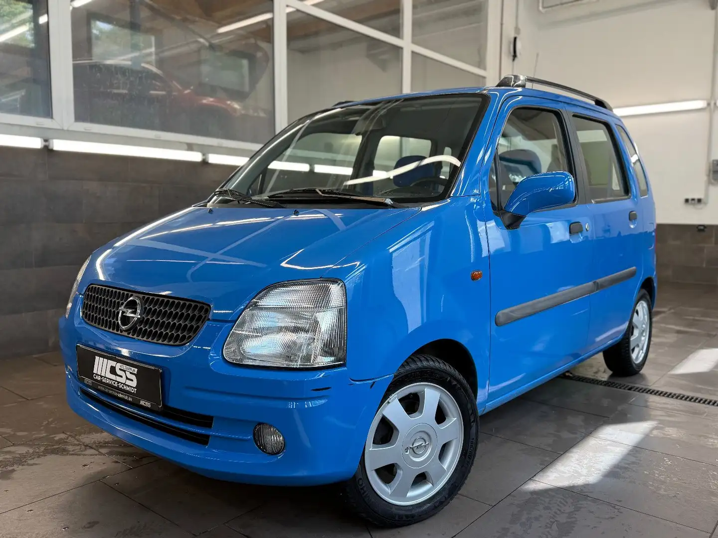 Opel Agila 1.2 16V Klima Allwetter EFH ZV ALU "EXPORT Blu/Azzurro - 1