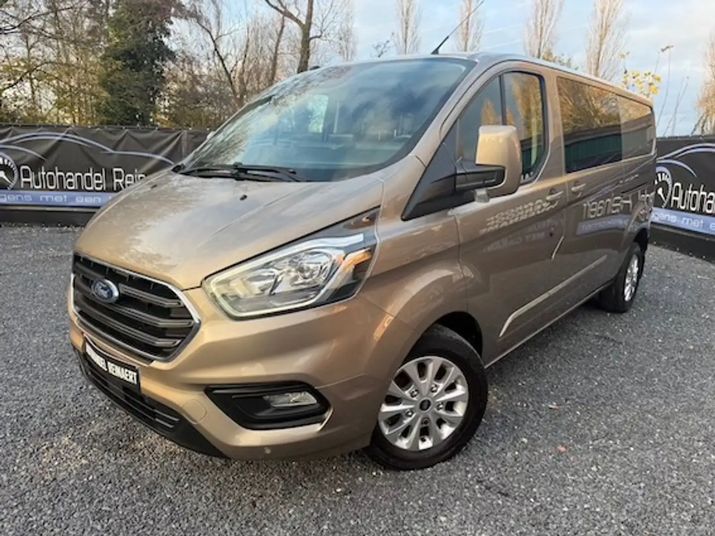 Ford Transit Custom Transit Custom L2H1, Automaat, Dubbel Cab +keuring Beige - 1