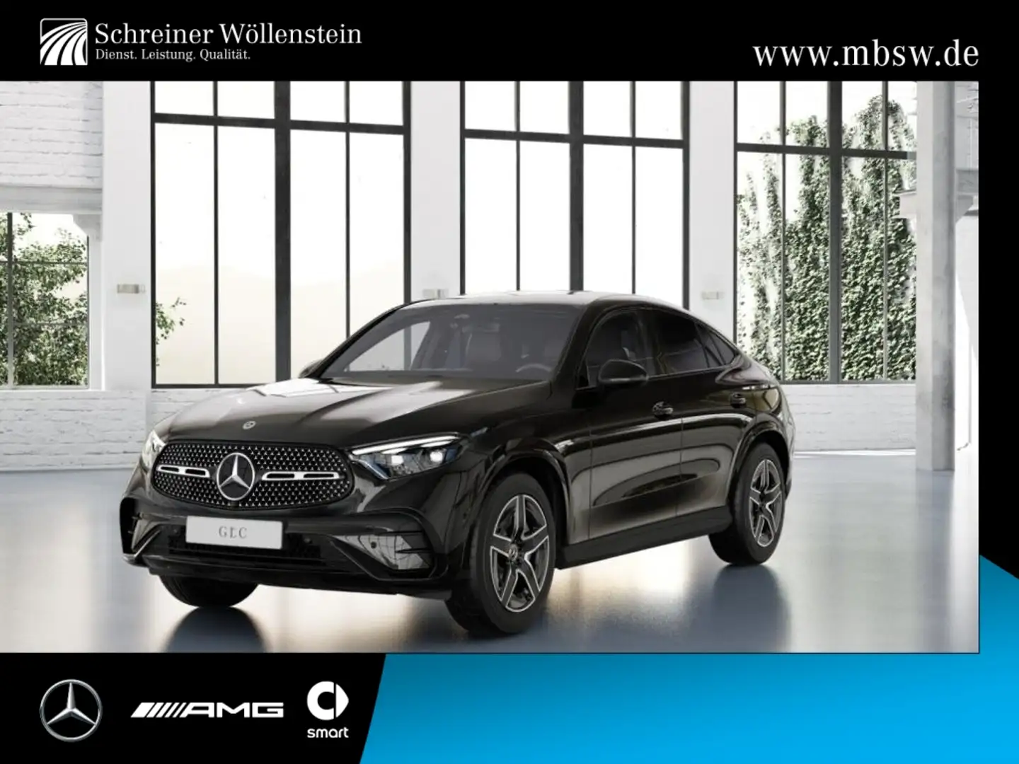 Mercedes-Benz GLC 220 d 4M C AMG*Night*AHK*Dig-Light*Totw*Kam. Noir - 1