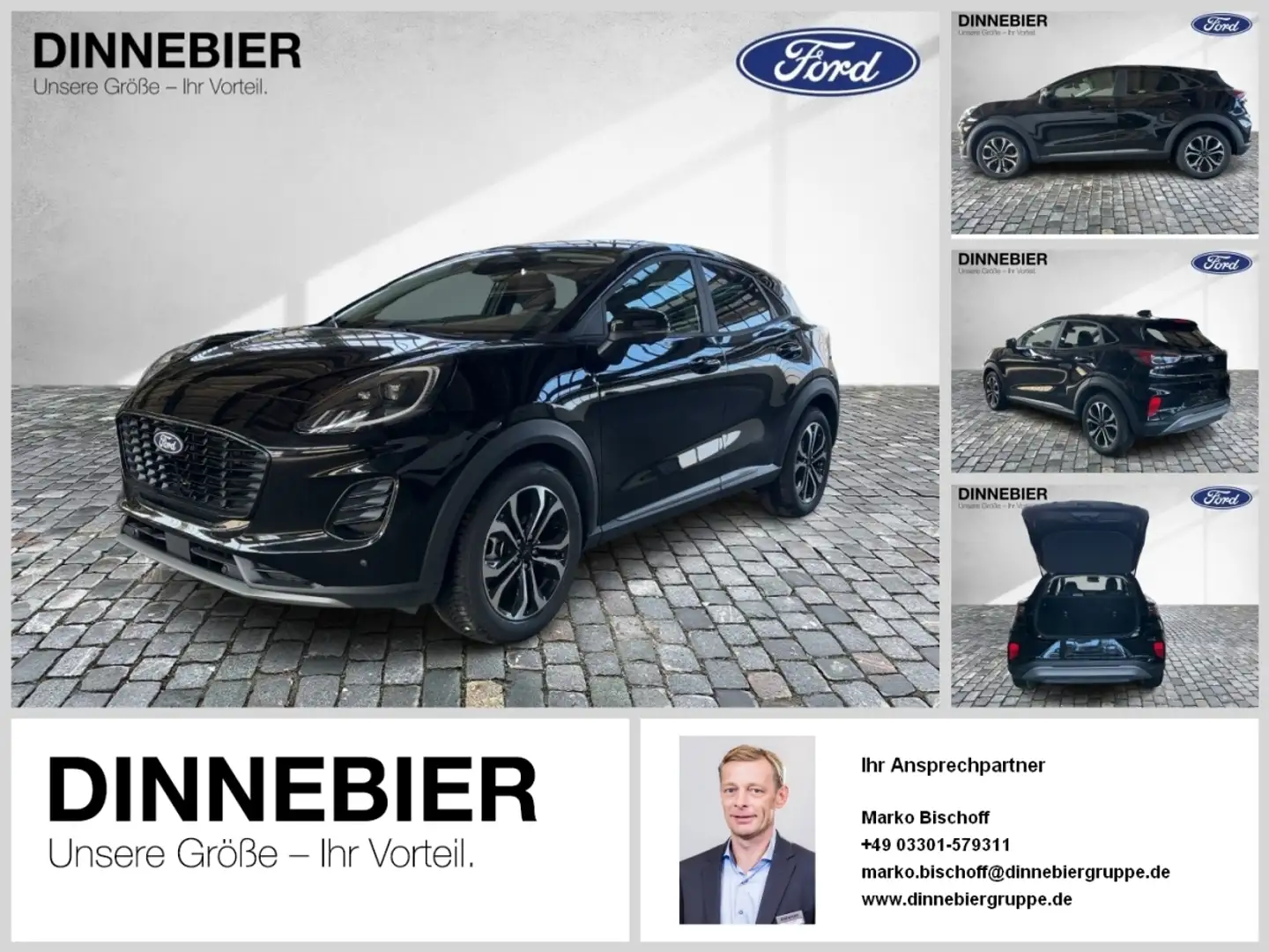Ford Puma TITANIUM LED+WinterPaket+Kamera+Navi Černá - 1