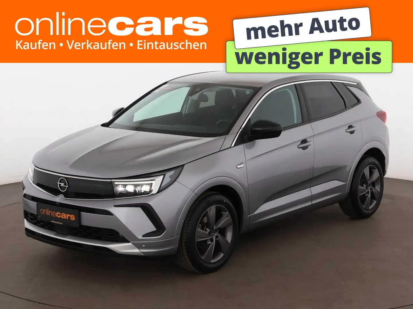 Opel Grandland 1.5 D Business Elegance Aut LED AHK NAV Grau - 1