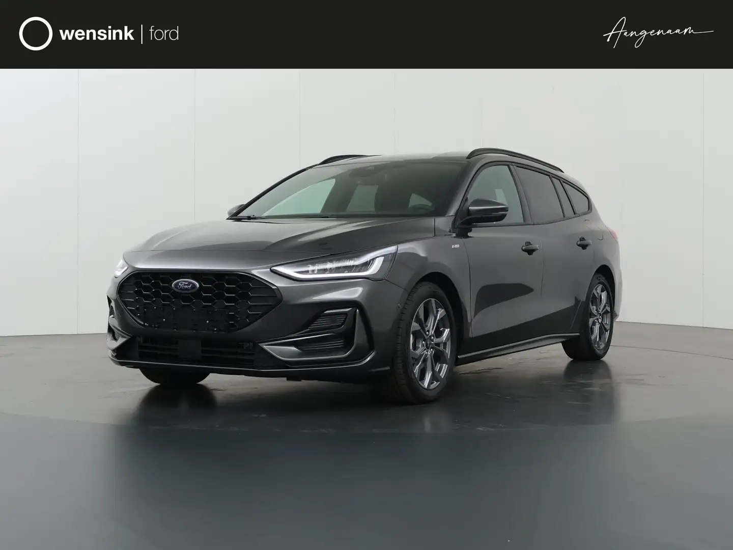 Ford Focus Wagon ST-Line 1.0 Ecoboost Hybrid 125PK | Navigati Grijs - 1
