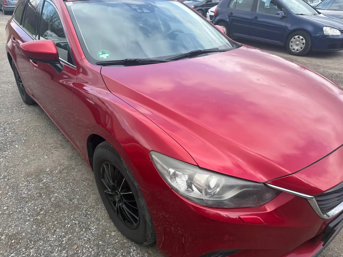 Mazda 6 Sports-Line Leder Automatik xxl navi Euro 5 Rot - 2