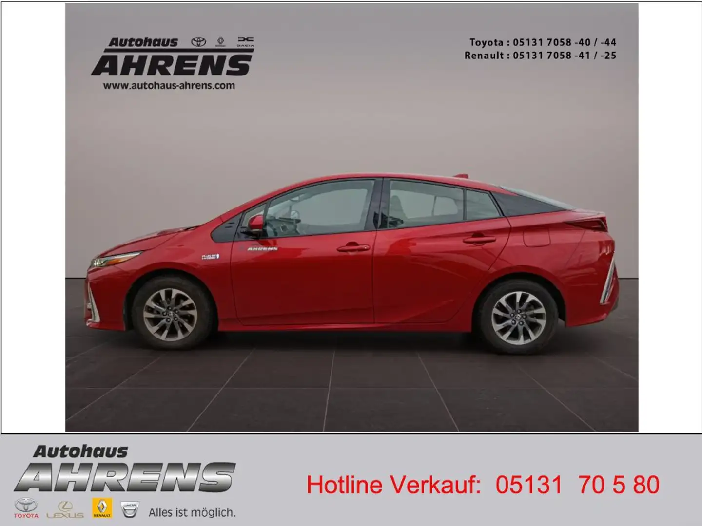 Toyota Prius Plug-in Hybrid Comfort *Sitzheiz+Navi+Kamera+LED M Rood - 2