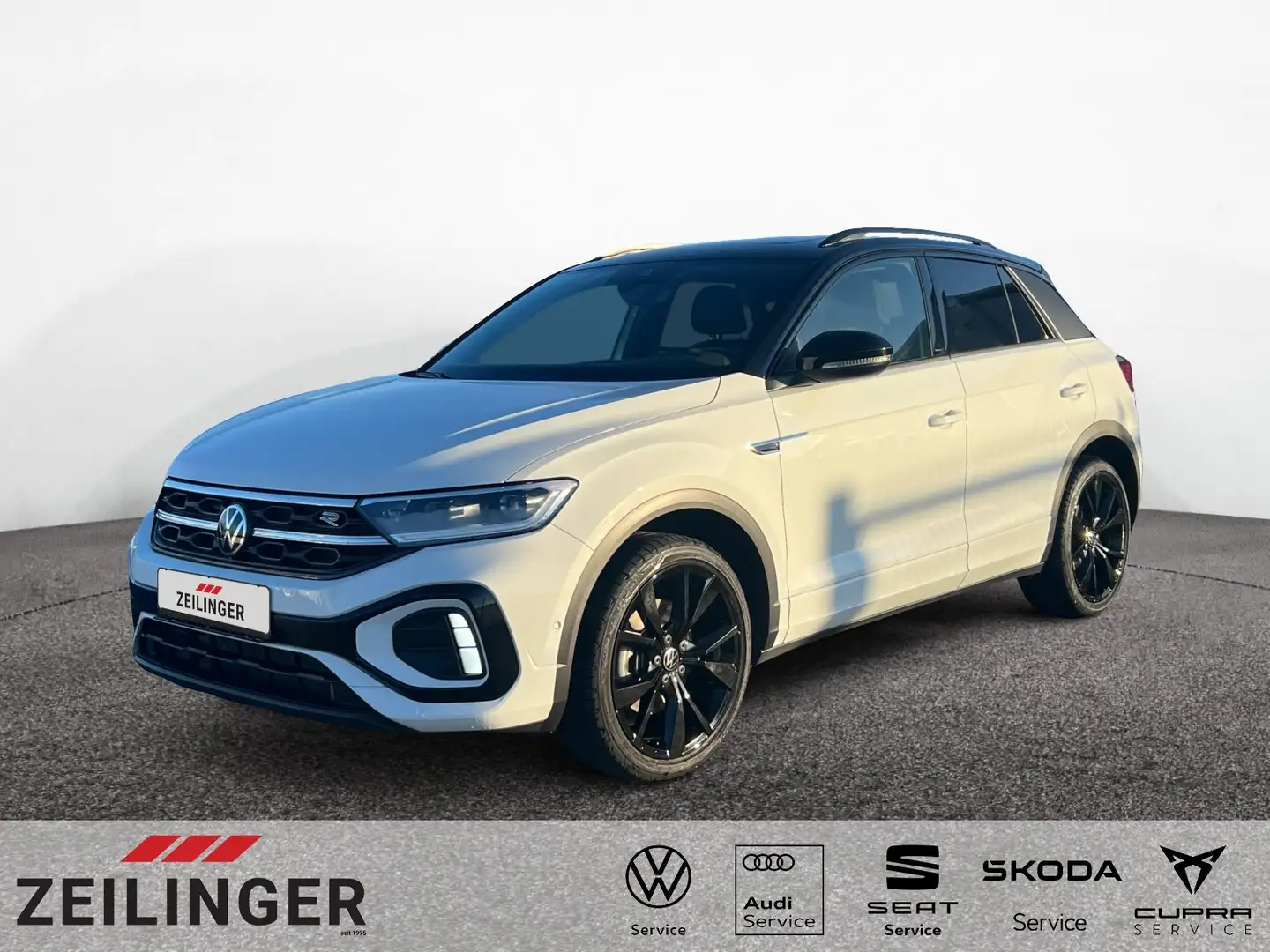 Volkswagen T-Roc R-Line 4Mo TSI DSG|PANO|19"|LED+|KAMERA Weiß - 1