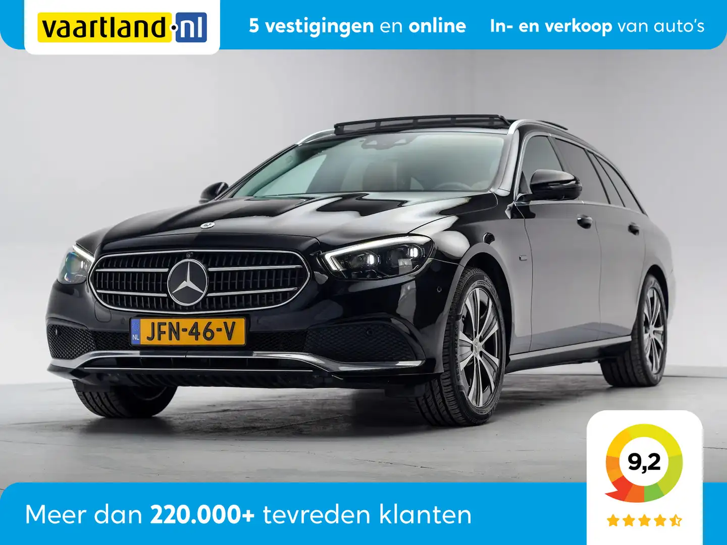 Mercedes-Benz E 300 ESTATE 300e Avantgarde Aut. [ Panorama Adapt.cruis Zwart - 1