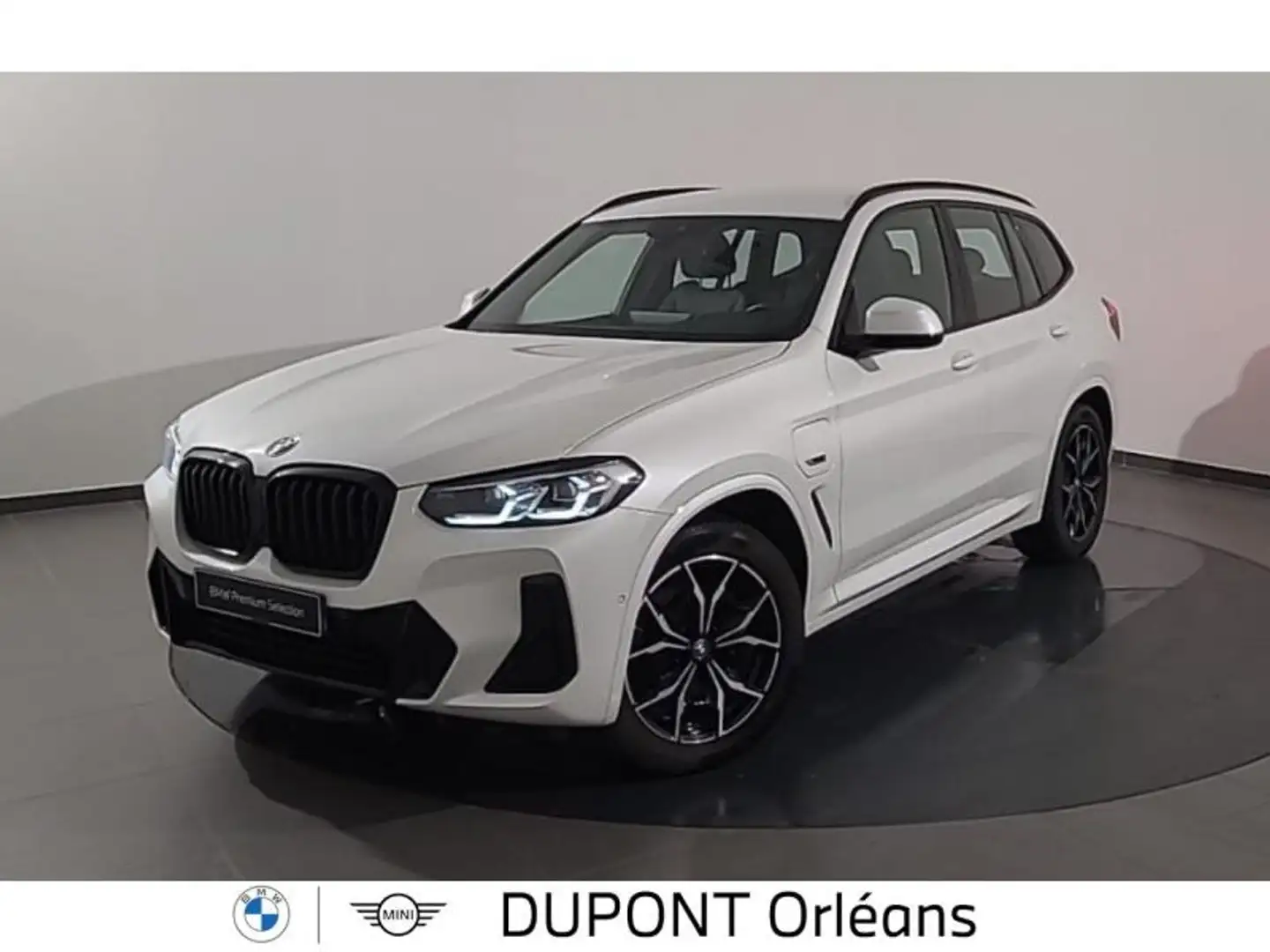 BMW X3 xDrive30e 292ch M Sport Blanc - 1