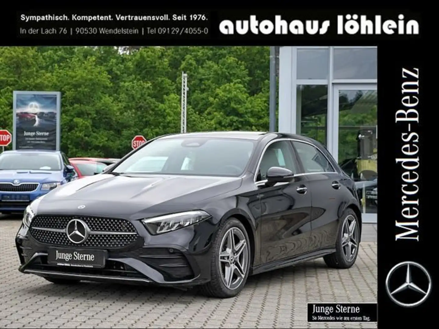 Mercedes-Benz A 200 A AMG ADVP PANO+AMB+KAM+18+WINTERP+KE Schwarz - 1