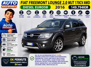 2.0 MJT 4X4 LOUNGE 7 POSTI CAMBIO AUTOMATICO RATE/PERMUTE