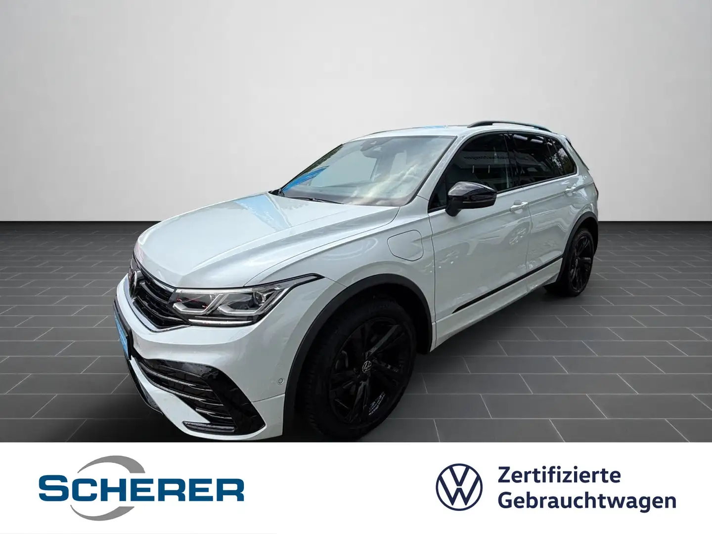 Volkswagen Tiguan R-Line 1.4 eTSI DSG 360° ACC DCC HUD LEDE Weiß - 1