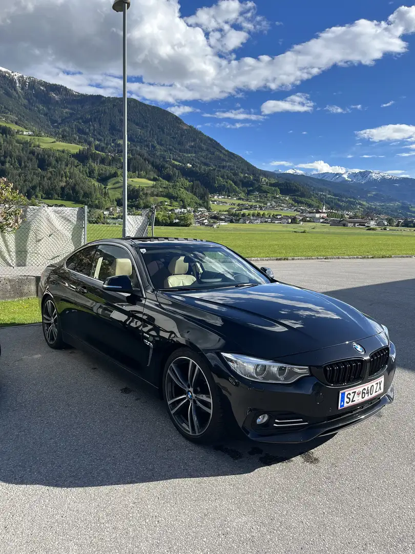BMW 420 420d xDrive Coupe Luxury Line Sport Aut. Schwarz - 1