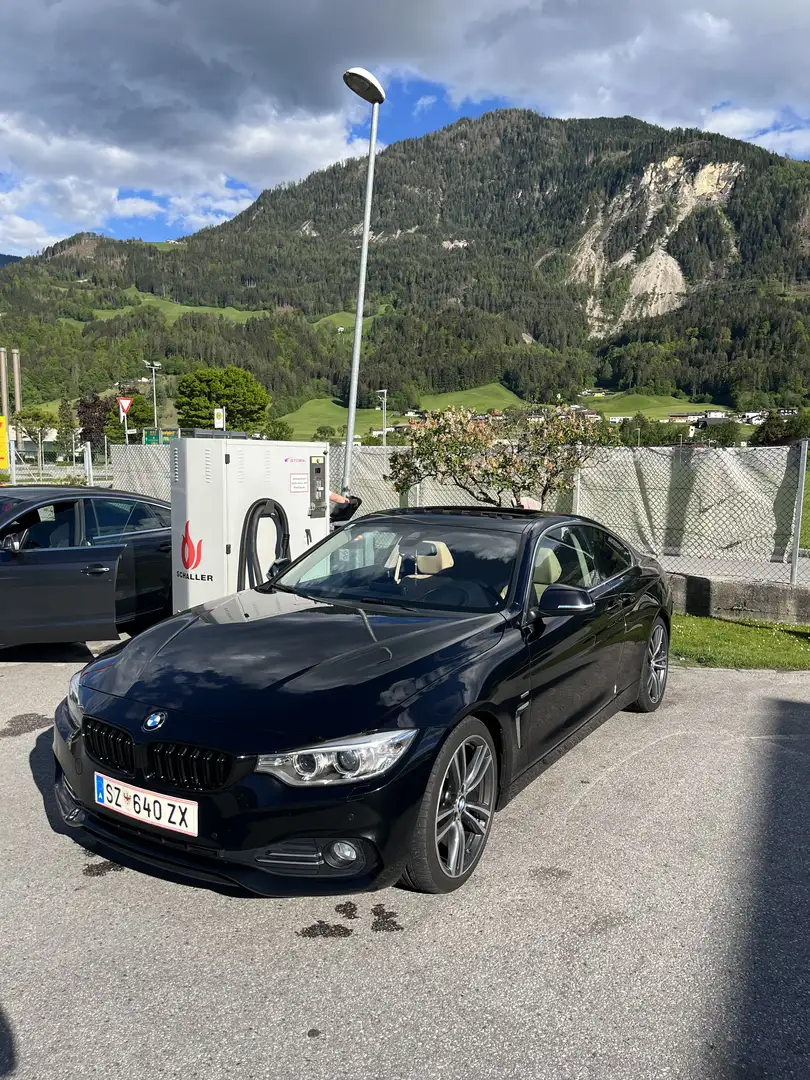 BMW 420 420d xDrive Coupe Luxury Line Sport Aut. Schwarz - 2