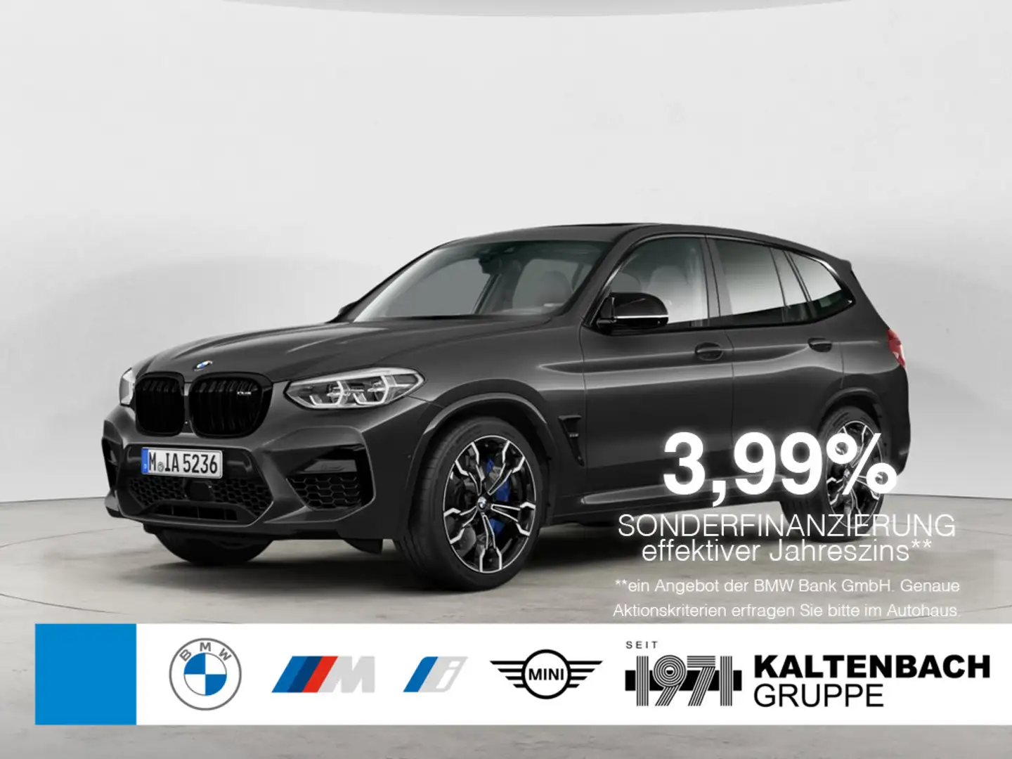 BMW X3 M xDrive Competition PANO AHK HUD 360° LED Grigio - 1