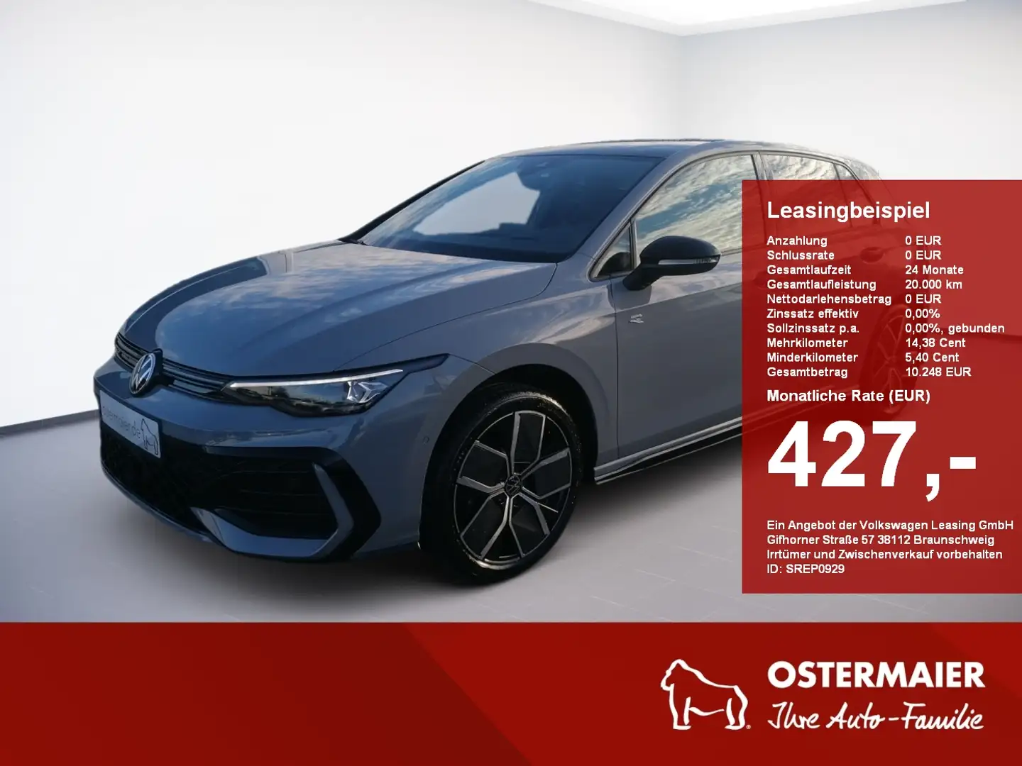 Volkswagen Golf R-Line 1.5 eTSI OPF DSG 18''ALU.AHK.NAV Schwarz - 1