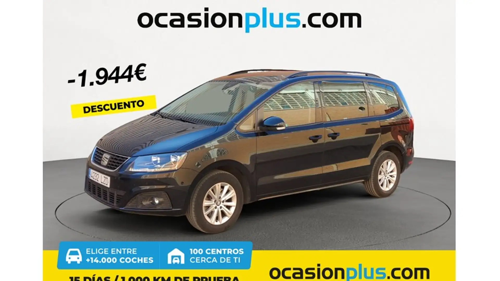 SEAT Alhambra 1.4 TSI S&S Style DSG 7 plazas Negro - 1