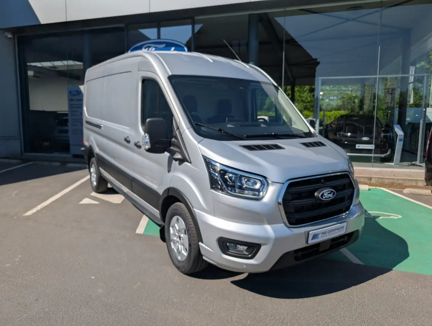 Ford Transit 2T Limited 350L L3H2 2.0TDci 165pk A8 automaat Argent - 1