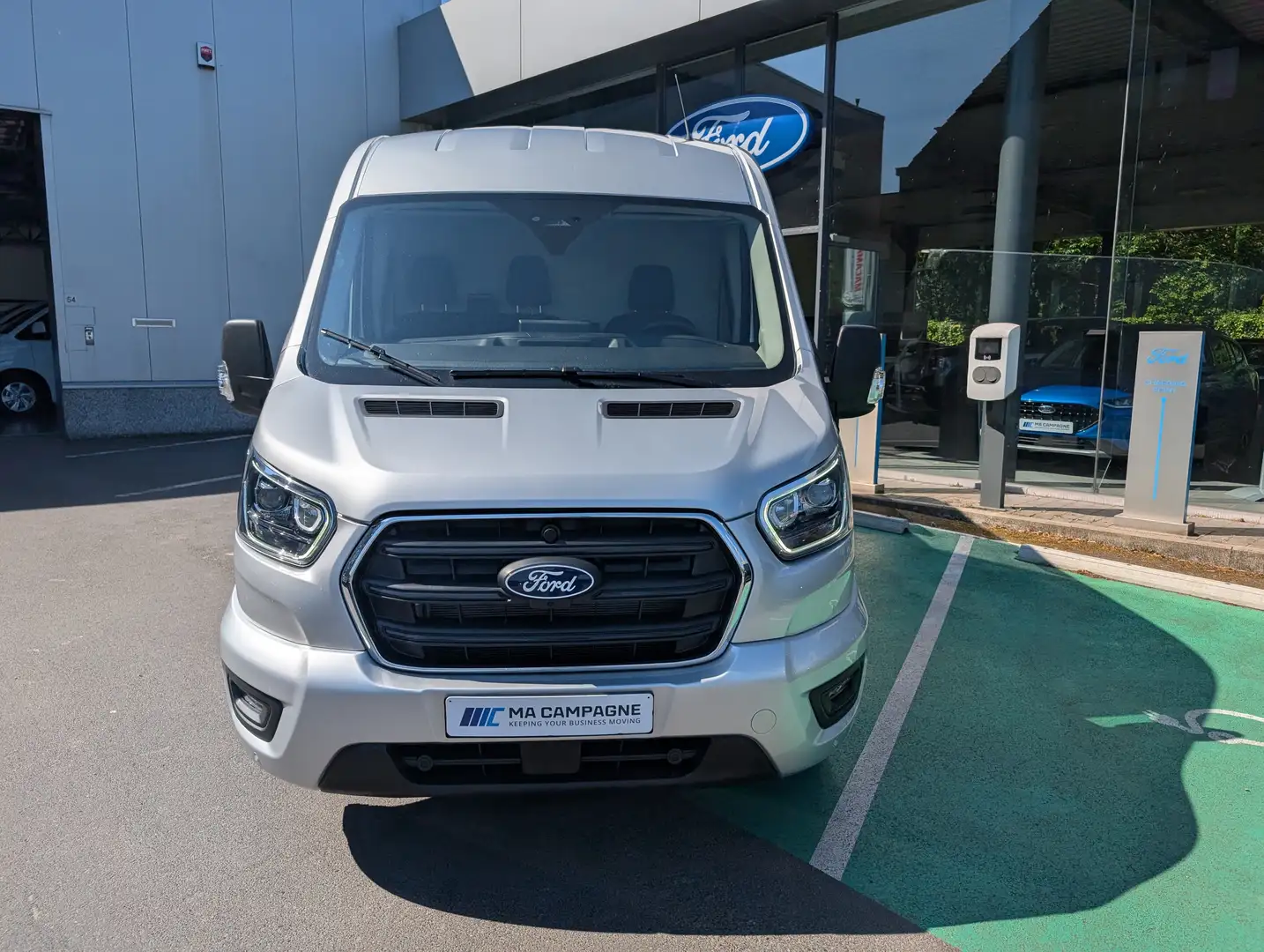 Ford Transit 2T Limited 350L L3H2 2.0TDci 165pk A8 automaat Argent - 2