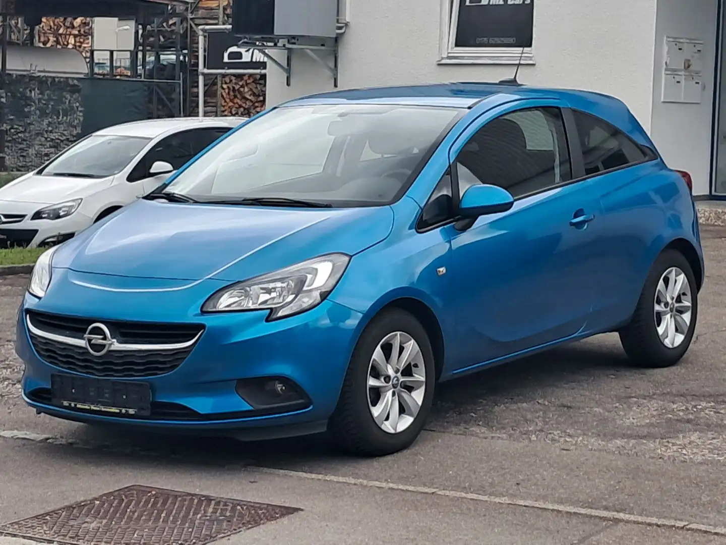 Opel Corsa E 1.2 ON * Klima/PDC/LHZ/SHZ/Tempomat Bleu - 1