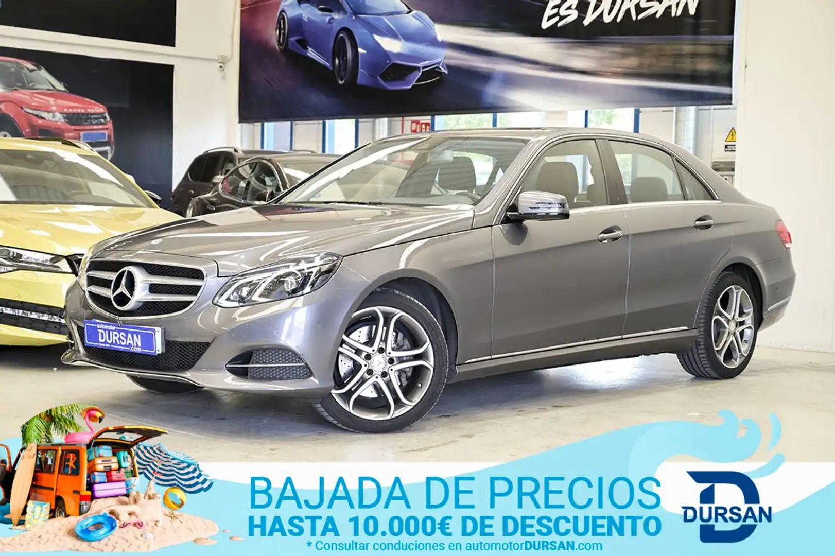 Mercedes-Benz E 220 d 4MATIC Grijs - 1