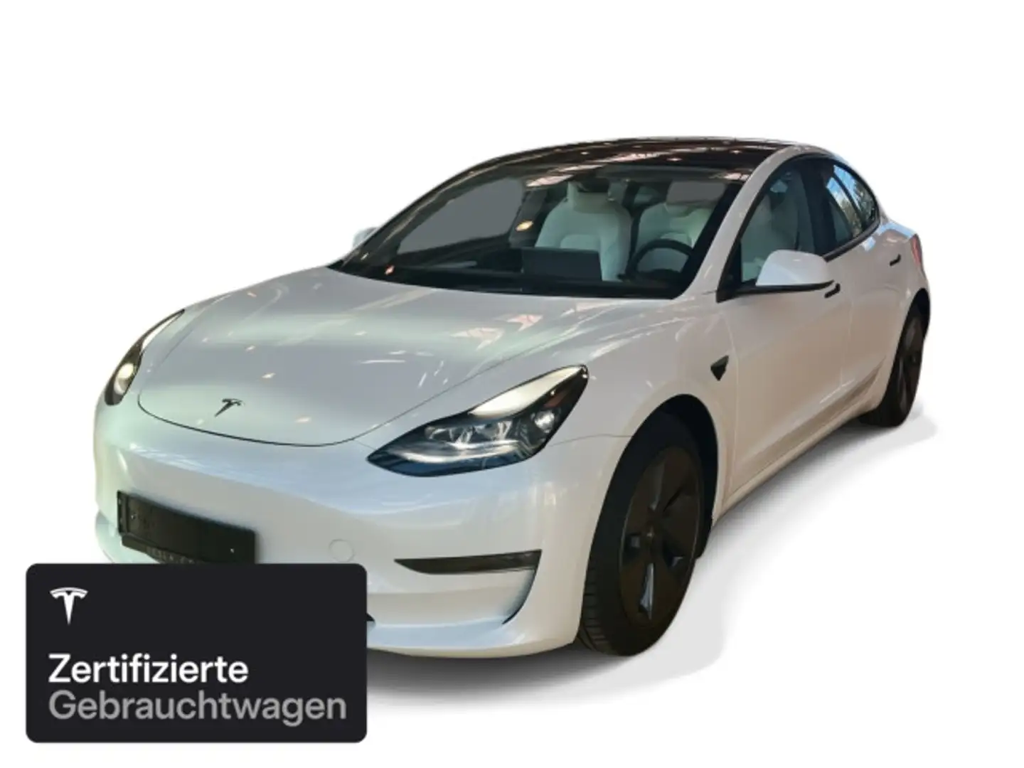 Tesla Model 3 Long Range AWD Weiß - 1