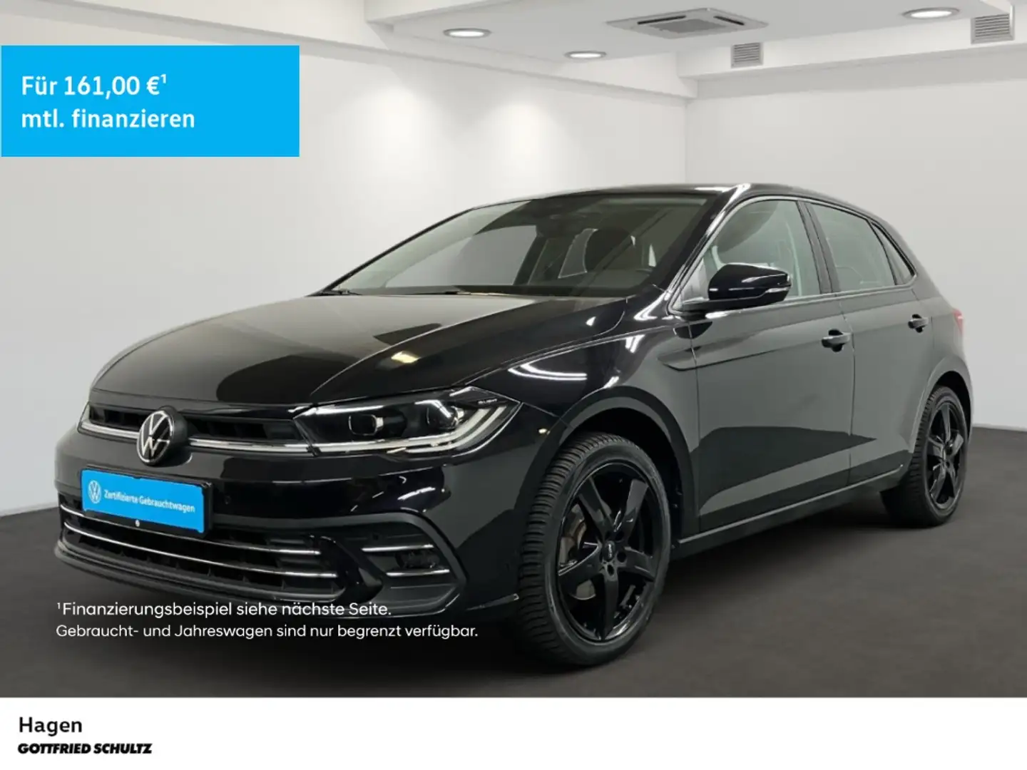 Volkswagen Polo 1.0 TSI DSG IQ.Light NAV KAMERA Style Schwarz - 1