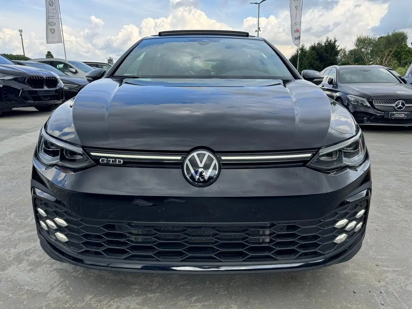 Volkswagen Golf GTD DSG KAMERA MATRIX ACC TETTO 19" PDC FENDINEBBIA Noir - 2